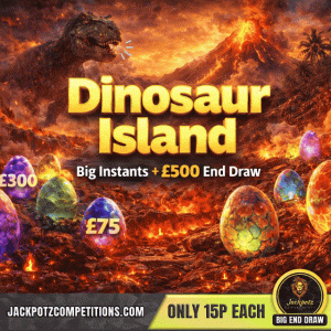 Dinosaur Island Jackpotz Competitions Tik Tok