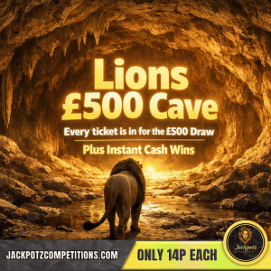 Lions £500 Cave Jackpotz
