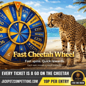 Fast Cheetah Wheel Jackpotz Competitions Ltd