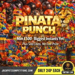 Jackpotz Competitions TikTok Balloon Pop PINATA PUNCH 1 2