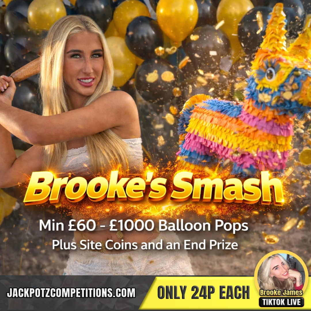 Jackpotz Competitions TikTok Balloon Pop brooke james tiktok 5