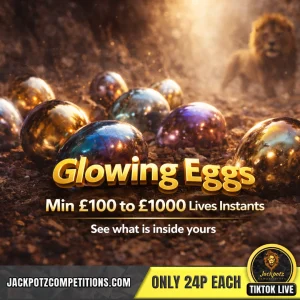 Jackpotz Competitions TikTok Balloon Pop eggs