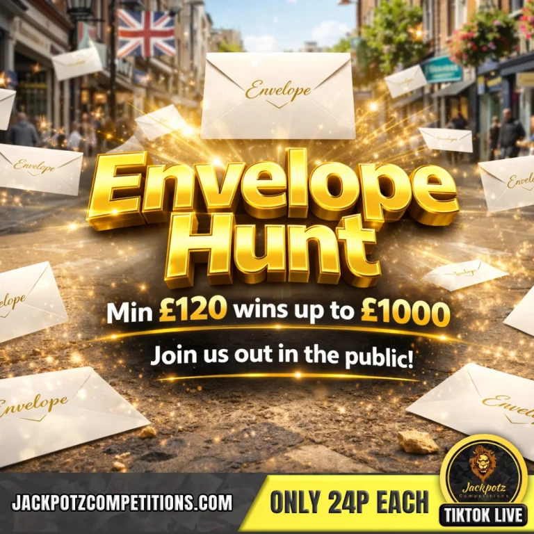 Jackpotz Competitions TikTok Balloon Pop eve