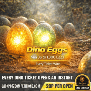 Dino Eggs Jackpotz Competitons