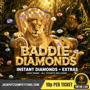 Baddie Diamonds Jackpotz Competitions
