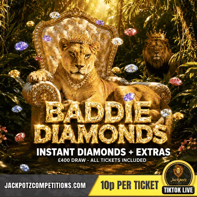 Baddie Diamonds Jackpotz Competitions