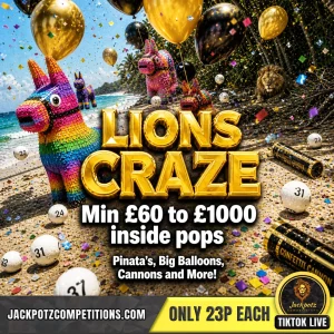 Jackpotz Competitions TikTok Balloon Pop esdfse