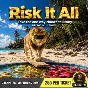 Jackpotz Competitions TikTok Balloon Pop risk it all