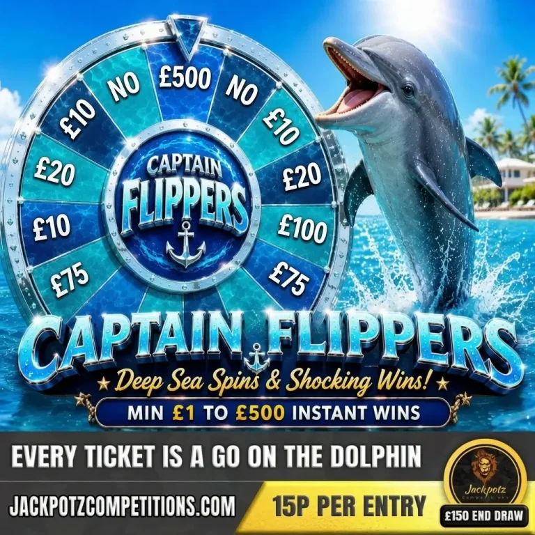 Captain Flippers Jackpotz Competitions