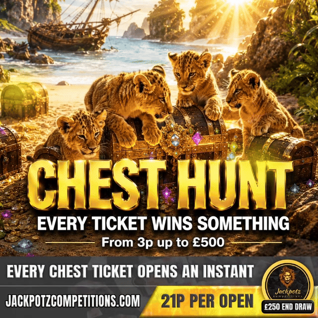 Chest Hunt Jackpotz Competitions