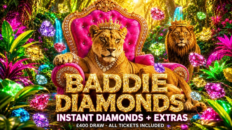 Baddie Diamonds Jackpotz Competitions