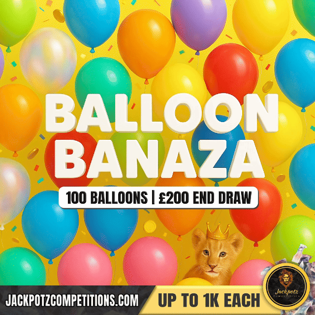 Balloon Banaza Jackpotz Competitions