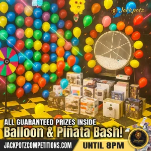 Balloon pinata smash