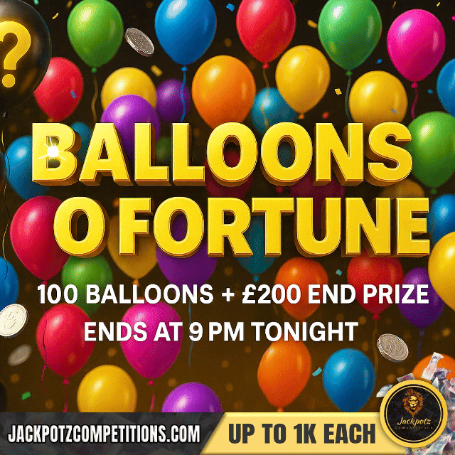 Balloons of fortune Jackpotz Tik Tok Live