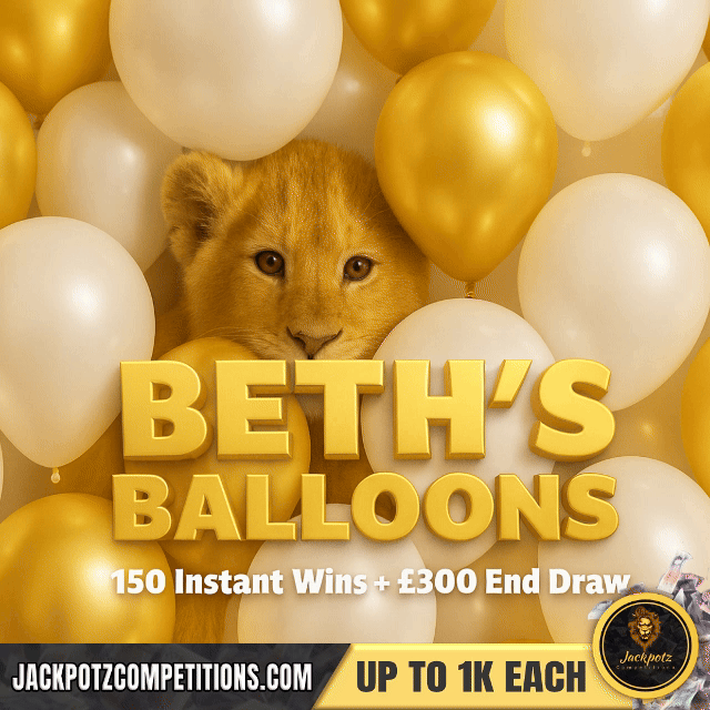 Beth Hinchliffe Tik Tok Jackpotz Competitions