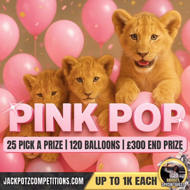 Bridgey Tik Tok Jades Lives Jackpotz Competitions
