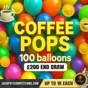 Jackpotz Competitions Jackpot homepage Coffee Pops 1