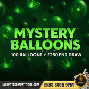 MYSERY BALLOONS JACKPOTZ COMPETITION BALLOON POP