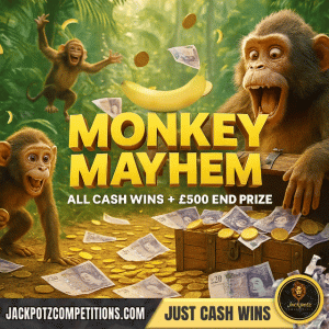 Monkey Mayhem Jackpotz Competitions