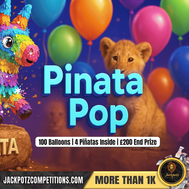 Pinata Pop Jackpotz Competitions