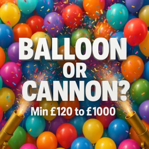 BALLOON OR CANNON?